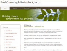 Tablet Screenshot of bendcounseling.com